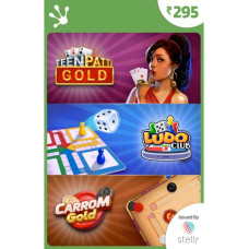 Ludo Carrom Teen Patti Gold Gift Card Rs 295
